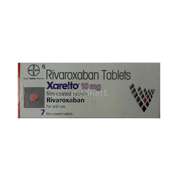 xarelto 10mg tablet 7's